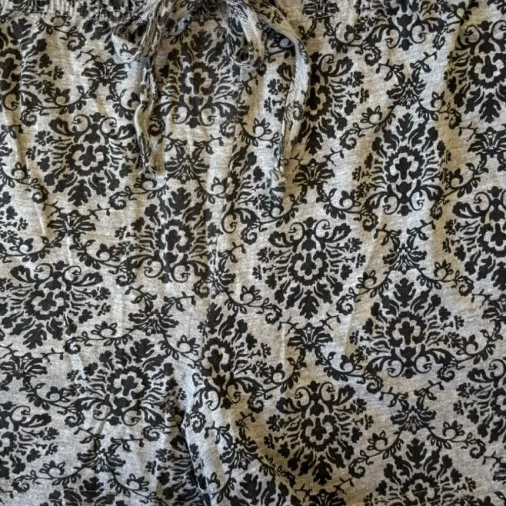 Unbranded Women's Grey and Black Pajamas